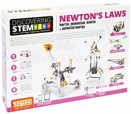 Engino Discovering Stem Art.STEM07 Konstruktors Ņūtona likumi