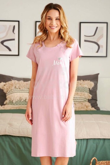 Doctornap Mom Sweet Pink Ночная рубашка для беременных / кормления