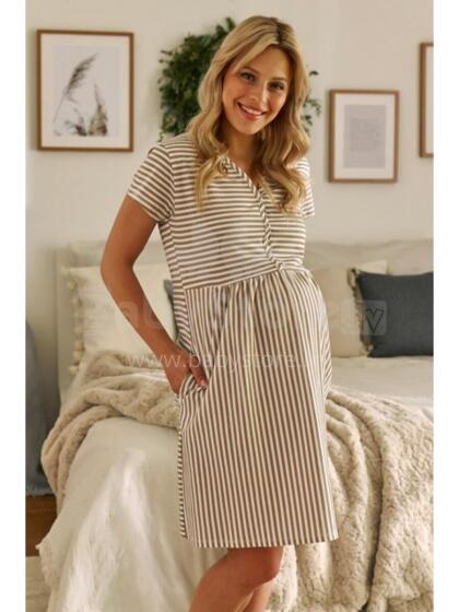 Doctornap Night Dress Art.9928 Beige Ночная рубашка для беременных / кормления