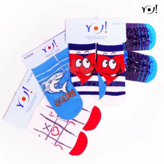 YO! Baby Art.SK -10 Носочки  детские с силиконовой подошвой