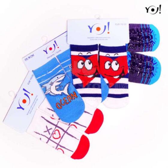 YO! Baby Art.SK -10  Zeķes ar silikona zoli