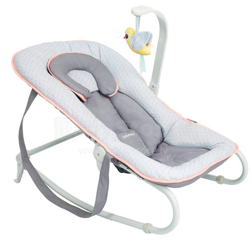 „Babymoov Bouncer Graphic Peach Art.A012432“ Atpalaiduojanti kėdė / sūpynės kūdikiui