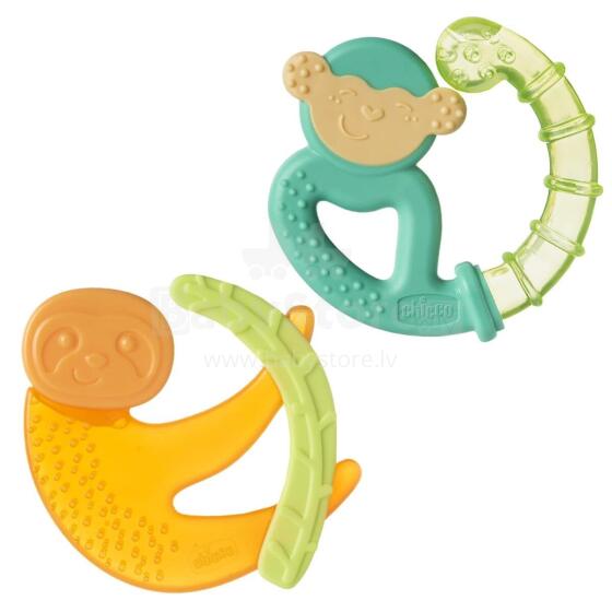 Chicco Fresh&Relax Monkey Art.103601 Прорезыватель  для зубов c охлаждающим эффектом ,1 шт