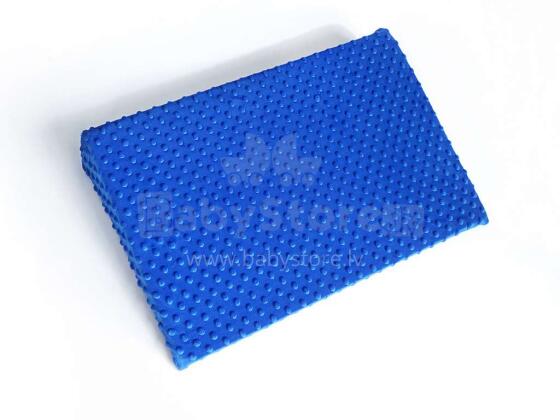 La bebe™ Minky Klin Antireflux Art.103621 Dark Blue Spilvens no putuplasta un mikrofibras spilvendrāna ar rāvējslēdzēju