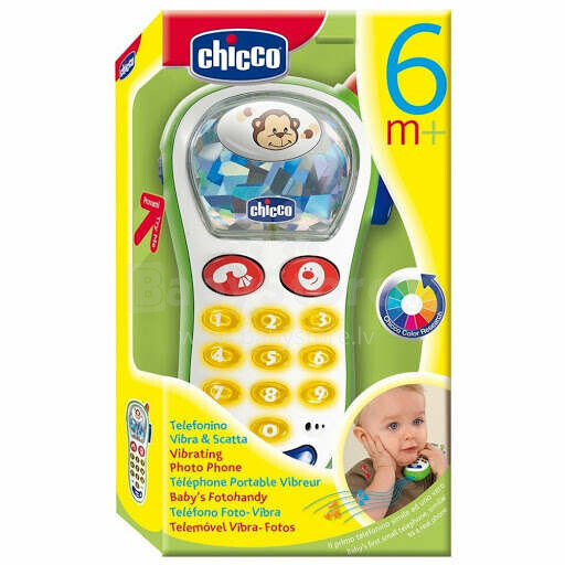 Chicco Vibrating Phone Art.60067 Attīstoša  rotaļlieta Vibrējošais fototālrunis