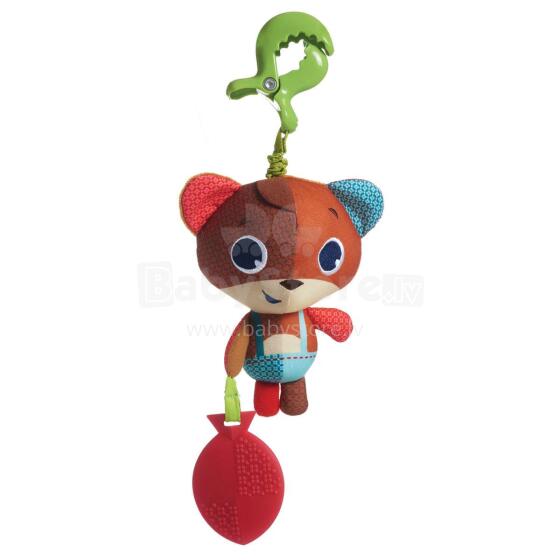 Tiny Love Bear Isaac Art.TL1114100458R  Плюшевая погремушка-подвеска с прорезывателем