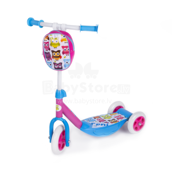 Spokey Three Wheel  Art.922012  Детский скутер выcококачественный скутер c сумочкой