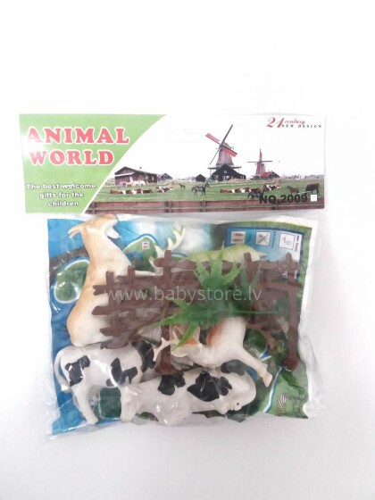 4Kids Animal World  Art.292972 Набор домашних животных в пакете