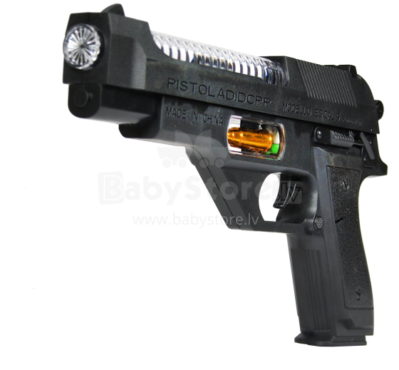 4Kids 293592 str. Žaislinis ginklo pistoletas (su garsu ir šviesa)
