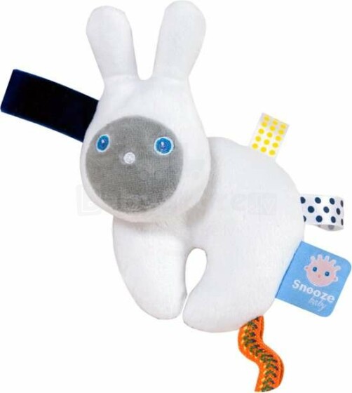 Snaudžia „Oxy Art.713“ baltas minkštas žaislas kūdikiui