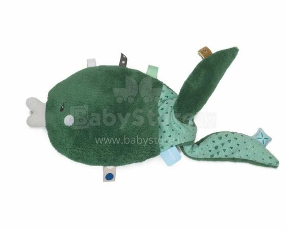 Snooze Fish Art.736 Forest Green  Mягкая игрушка для малышей