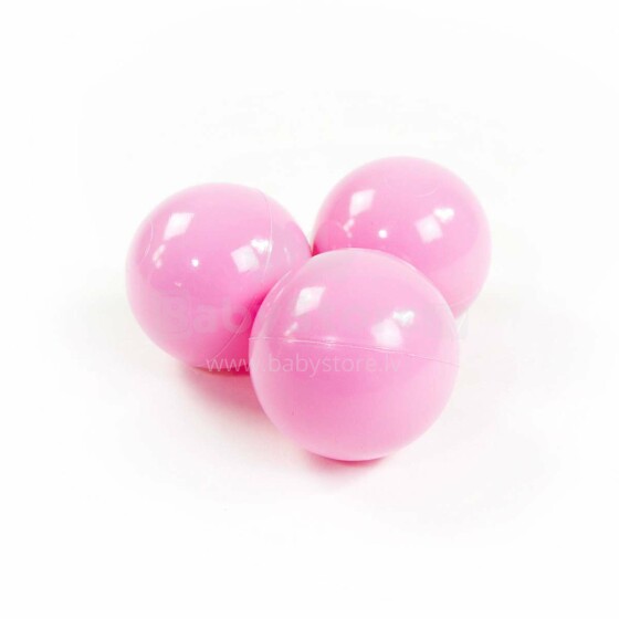 Misioo Extra Balls Art.104225 Šviesiai rožiniai baseino kamuoliukai Ø 7 cm, 50 vnt.