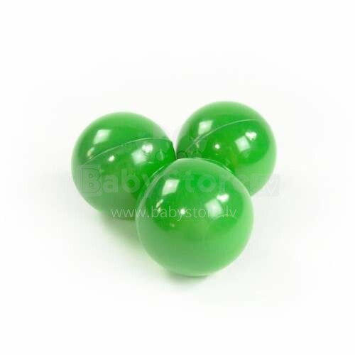 Meow Extra Balls Art.104227 Tamsiai žali baseino kamuoliukai Ø 7 cm, 50 vnt.