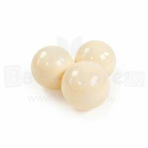 Misioo Extra Balls  Art.104232 Beige Baseina bumbiņas  Ø 7 cm, 50 gab.