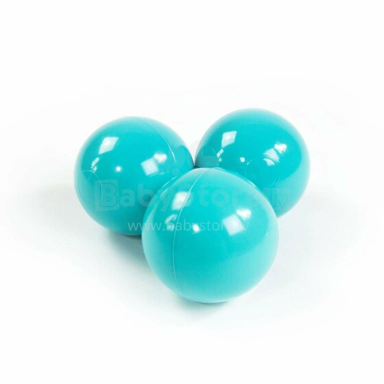 Misioo Extra Balls  Art.104233 Turquoise  Мячики для сухого бассейна  Ø 7 cm, 50 шт.