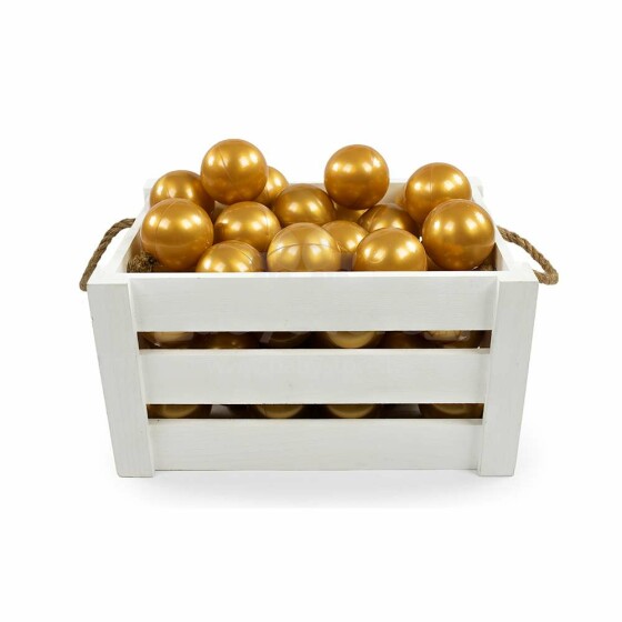 Meow Extra Balls  Art.104235 Gold Baseina bumbiņas  Ø 7 cm, 50 gab.