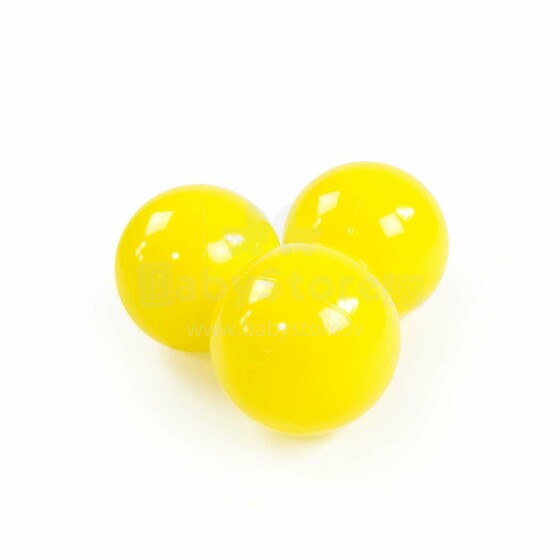 Meow Extra Balls  Art.104239 Yellow Baseina bumbiņas  Ø 7 cm, 50 gab.