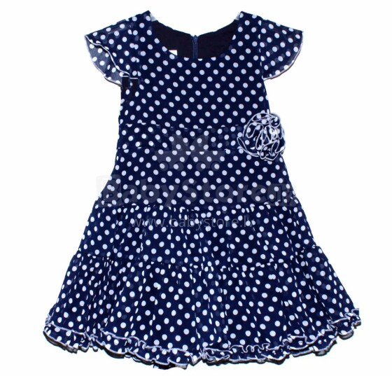 Balbina Art.457867 Bērnu kleita Zila ar baltiem punktiņiem