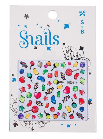 Snails Nail Art Candy blast Art.6944 Uzlīmes nagiem