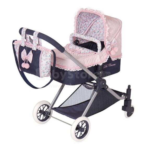 DeCuevas Toys Classic Romantic Art.80714 Leļļu rati 3in1