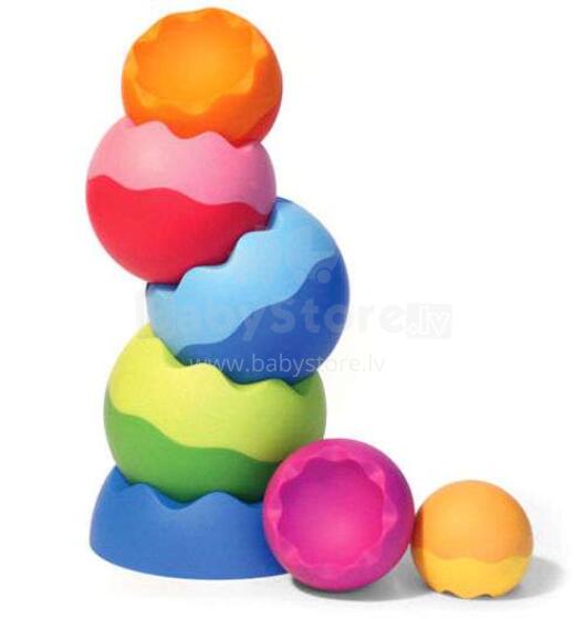 Fat Brain Toys Tobbles Neo  Art.FA070-1 Attīstošā  piramīda