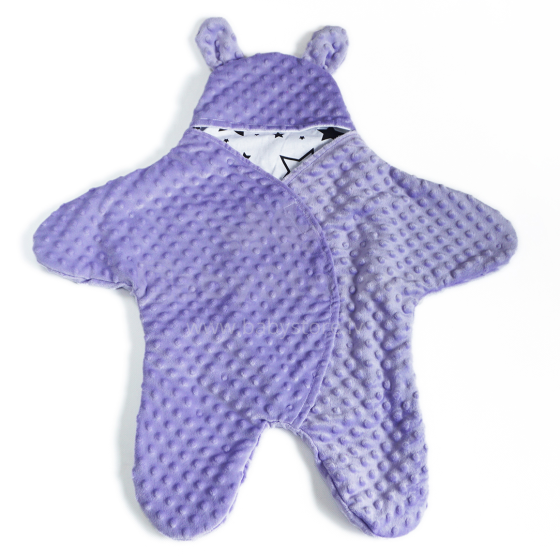 Baby Love Minky Purple Art.104795  Детский конввертик в автокресло с ручками и ножками