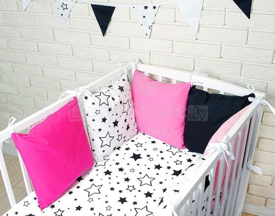 La bebe™ 8 Set Art.104821 Stars Комплект постельного белья из 8 частей