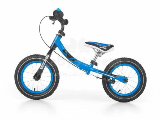 MillyMally Young  TURKUS Art. 40309 Детский велосипед - бегунок с металлической рамой, надувными колесами 12'' и тормозом