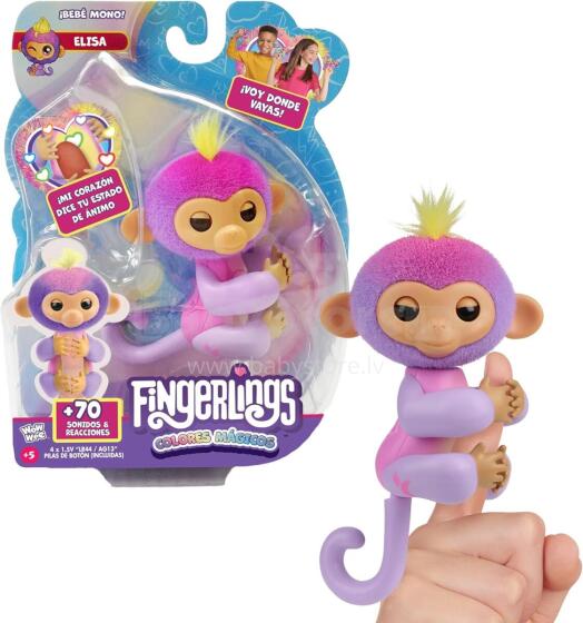Fingerlings Interactive Pet Art.61853181-1 Interaktīvā rotaļlieta Pertiķis