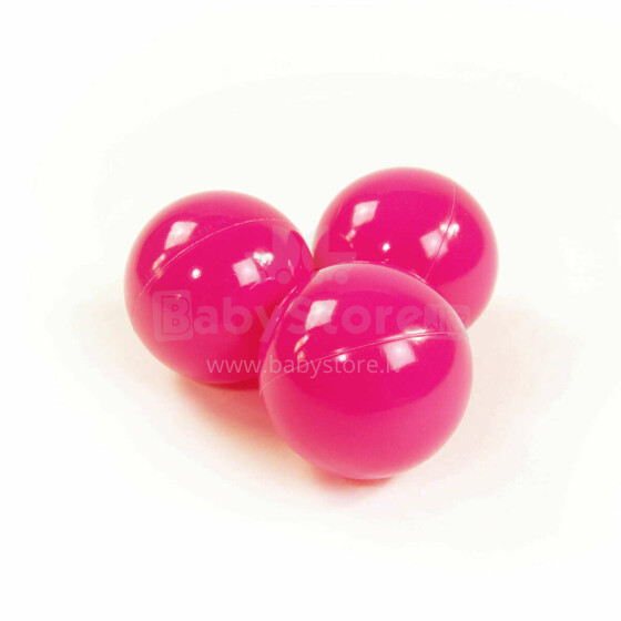 Meow Extra Balls  Art.104228 Dark Pink Baseina bumbiņas  Ø 7 cm, 50 gab.