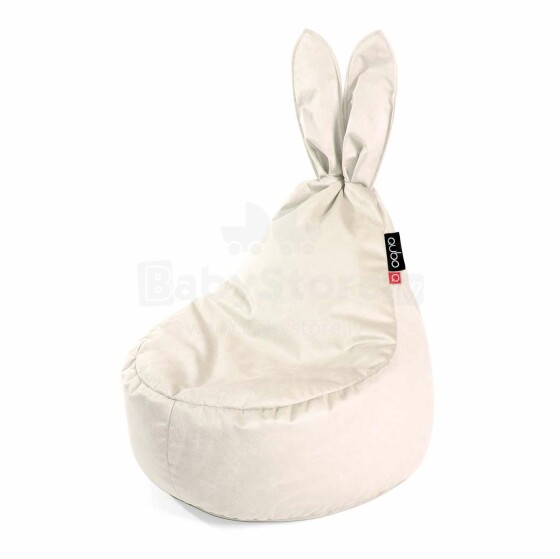 „Qubo Baby Rabbit Velvet Art“ 105185 vanilinis sėdmaišis, pūstukai, minkšti sėdmaišiai su sėdmaišiu, sėdmaišis