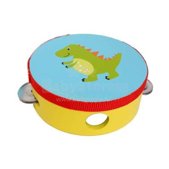 Gerardo Toys Tambourine  Art.41941 koka tamburīns