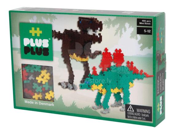 Plus Mini Dinosaurs Art.3741 Konstruktors,480gab