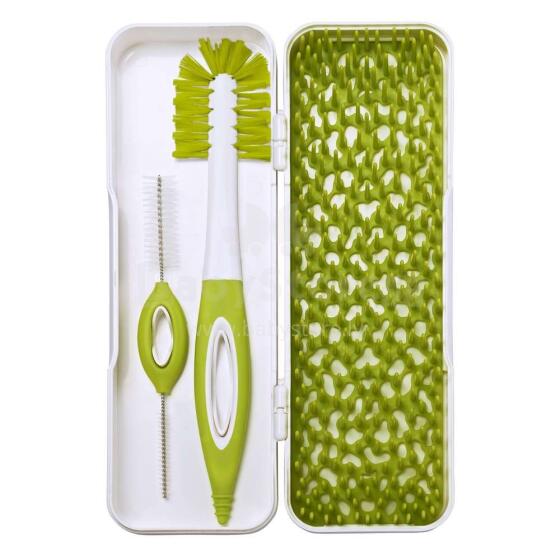 Boon Travel Drying Rack Art.B11015  Ceļojumu komplekts pudeļu žāvēšanai un tīrīšanai