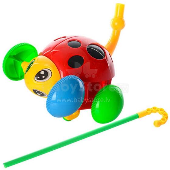 BebeBee Art.294525 Bērnu stumjamā rotaļlieta  Vabole