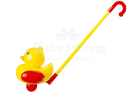 Happy Toys Duck  Art.4060 Детская каталка на палочке Уточка