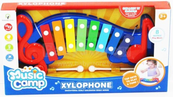 BebeBee Xylophone Art.294583 Muzikāla rotaļlieta ksilofons