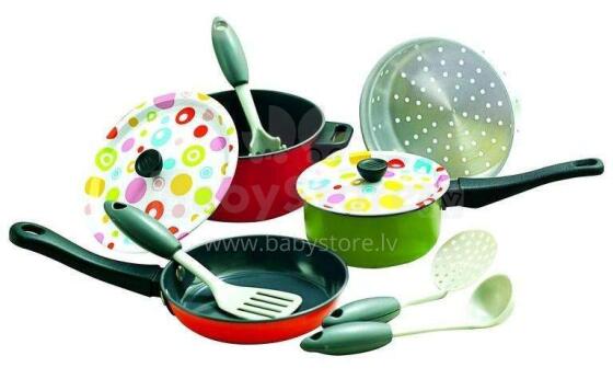 Playgo Art.6955 krāsains gatavošanas piederumu komplekts