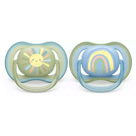 Philips Avent Ultra Air Art.SCF085/58 Silikona māneklīši 0-6 mēn. (2 gab.)