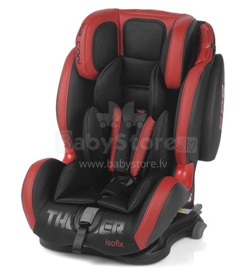 Be Cool'21 Thunder Isofix Art.755U695 Red Devil Bērnu autokresls (9-36 kg)