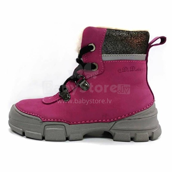 DDStep (DDStep) Art.056-3BM Šilti žieminiai batai iš natūralios odos, neperšlampami (25-30)