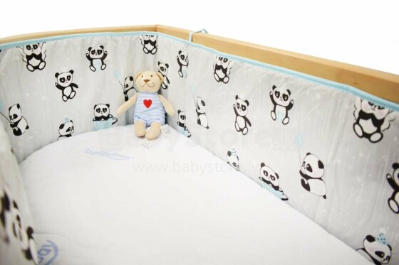 ANKRAS Bērnu gultiņas aizsargapmale 180 cm Parakeet