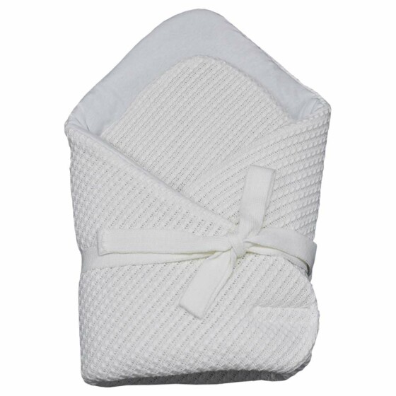 Eko Swaddle Blanket Art.RO-09 Ecru Конвертик для новорождённого 75х75 см