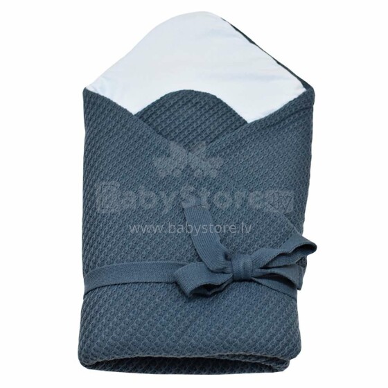 Eko Swaddle Blanket Art.RO-09 Graphite Конвертик для новорождённого 75х75 см