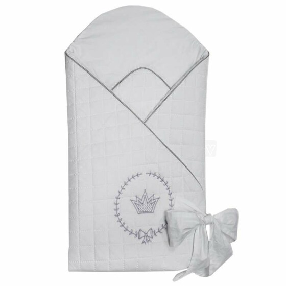 Eko Swaddle Blanket Art.RO-25 White Конвертик для новорождённого с кокосовым матрасиком 75х75 см