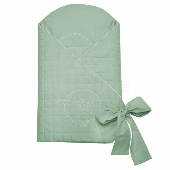 Eko Swaddle Blanket Art.RO-25 Mint Конвертик для новорождённого с кокосовым матрасиком 75х75 см