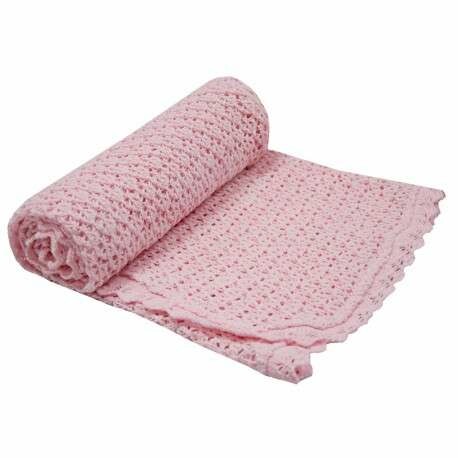 Eko Blanket Art.PLE-06 Pink Детское хлопковое одеяло/плед 90x90cм