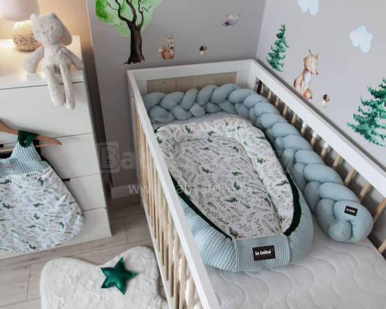 La bebe™ Babynest Art.106026 Premium Garden Ligzdiņa - kokons jaundzimušajiem Babynest