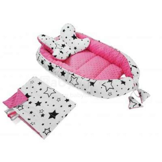 Baby Love Babynest Minky  Set Art.106030 Гнездышко – кокон для новорожденных Babynest