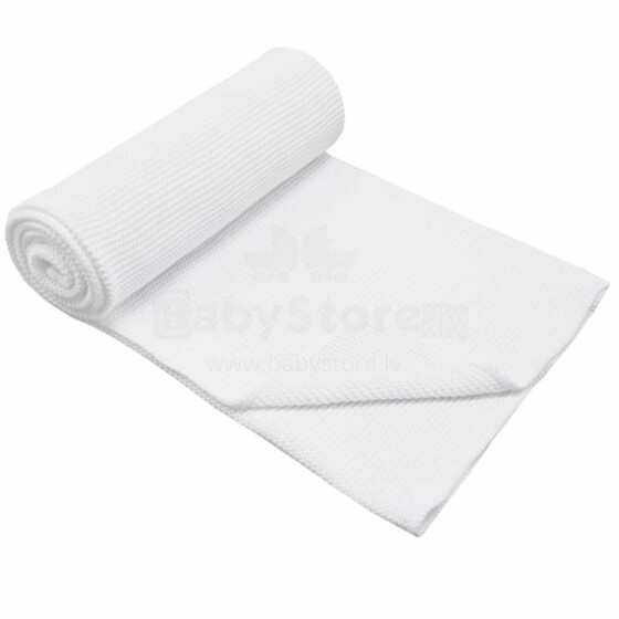 Eko Bamboo Blanket Art.PLE-36 White  Детское хлопковое одеяло/плед 100x80cм